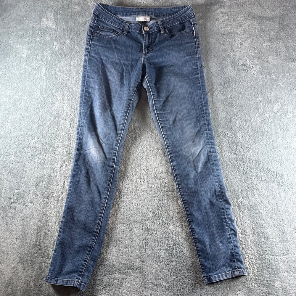 Banana Republic Classic Skinny Jeans Womens 4 Medium Wash Blue Denim Pants